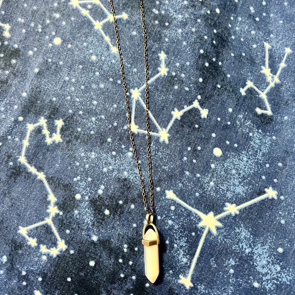 💜 Opalite Pendant Necklace